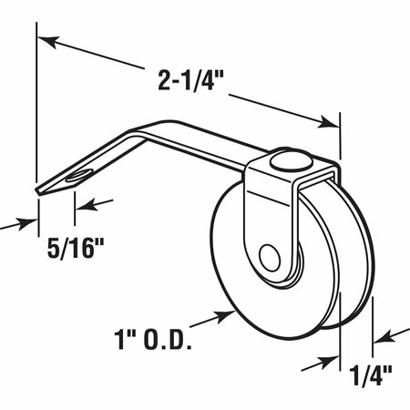 Prime-Line Roller Scrn Dr 11666Cd2 11666